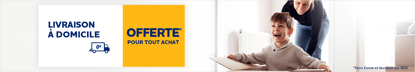 Livraison à domicile offerte*