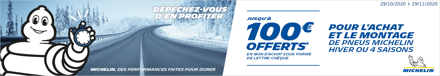 Op nat Michelin Hiver 2020