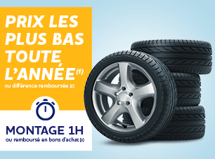 Prix les plus bas toute l'année(1)