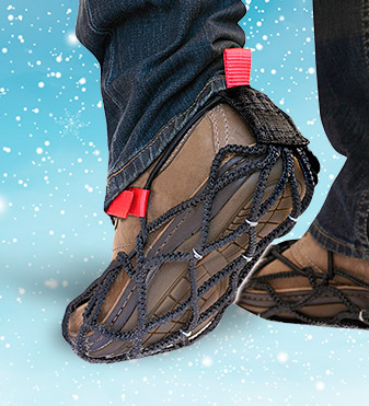 Surchaussures, crampons