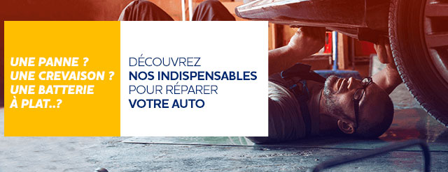 Une panne une crevaison une batterie à plat ? Découvrez nos indispensables pour réparer votre auto