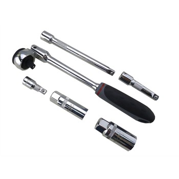 Kit 6 Pièces Pour Clé À Bougie Et À Cliquet 6 Pans 16 Et 21 Mm Carré 3/8'' Norauto
