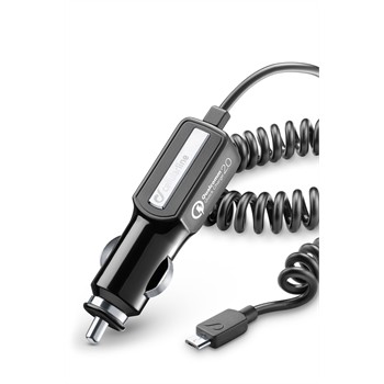Chargeur Allume-cigare Micro Usb Cellular Line Pour Smartphones Et Tablettes