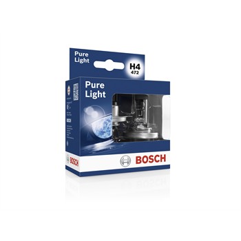 2 Ampoules Bosch H4 Pure Light 12 V