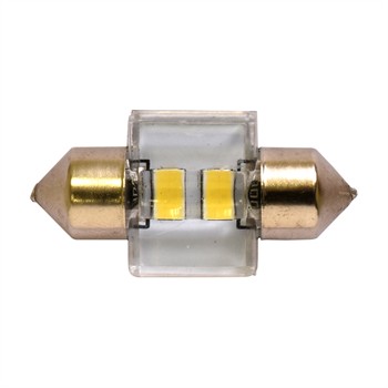 2 Ampoules LED RING Ice White C5W