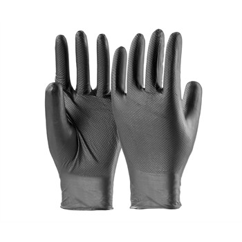 Sachet De 10 Gants En Nitrile Pour Travaux Mécaniques En Milieux Huileux Protegam Taille 9