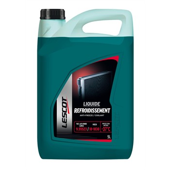 Liquide De Refroidissement Vert -37°c Lescot 5 L