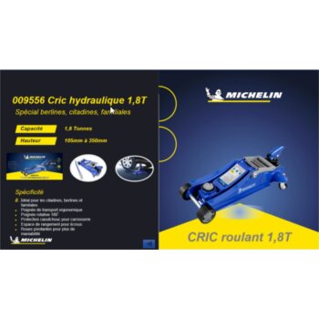 Cric Hydraulique Rouleur Michelin 1,8 T