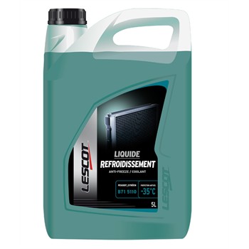 Liquide De Refroidissement Vert -35°c Lescot 5 L