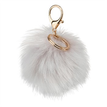 Porte-clés Pompom Gris Norauto