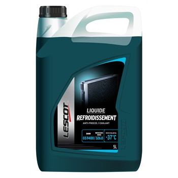 Liquide De Refroidissement Bleu -37°c Lescot 5 L