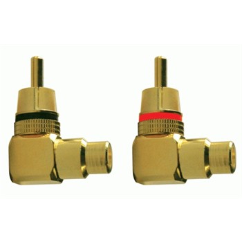 Connecteur 90° Rca Phonocar