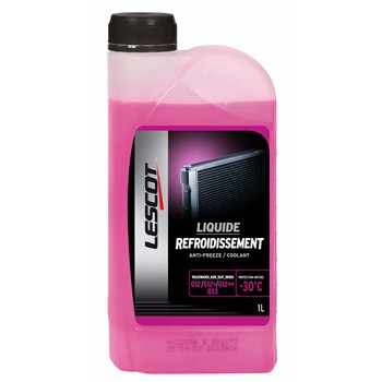 Liquide De Refroidissement Rose -30°c Lescot 1 L