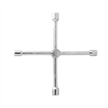 Clé En Croix Rotative + Extrémités 6 Pans 17, 19, 21 Et 23 Mm Norauto