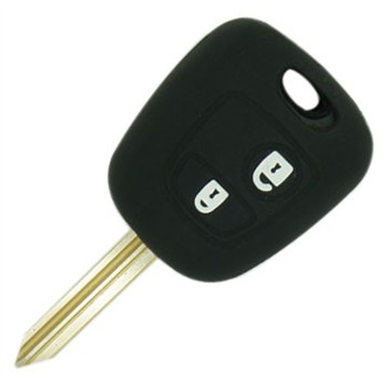 Coque Silicone Clé Voiture Noire
