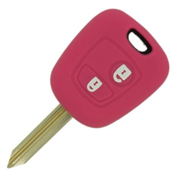 Coque Silicone Clé Voiture Rose