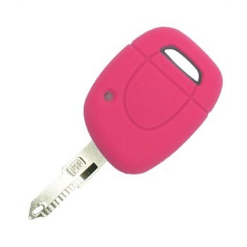 Coque Silicone Clé Voiture Rose