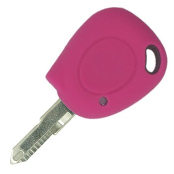 Coque Silicone Clé Voiture Rose