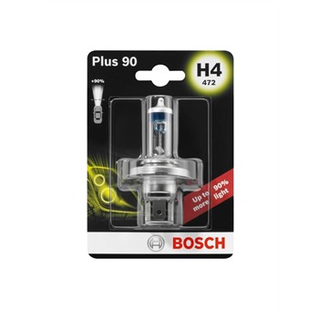 1 Ampoule Bosch H4 Plus 90 12 V
