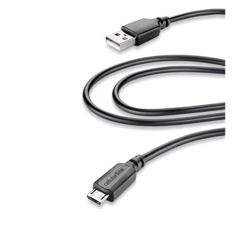 Câble Usb Micro Usb Cellular Line Noir 2 M