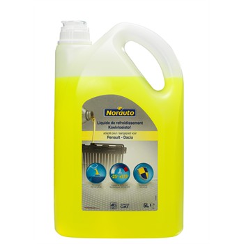 Liquide De Refroidissement Jaune -25°c Norauto 5 L
