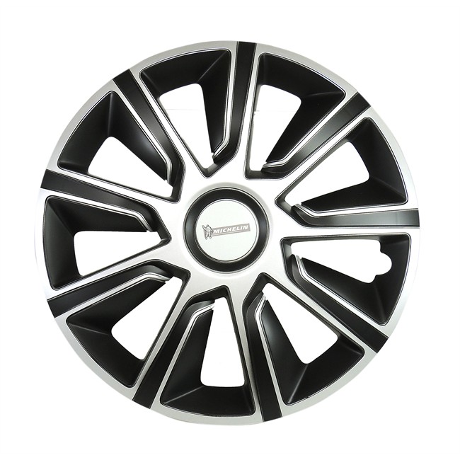 4 Enjoliveurs Gris/noir Michelin Nvs 49 16 Pouces