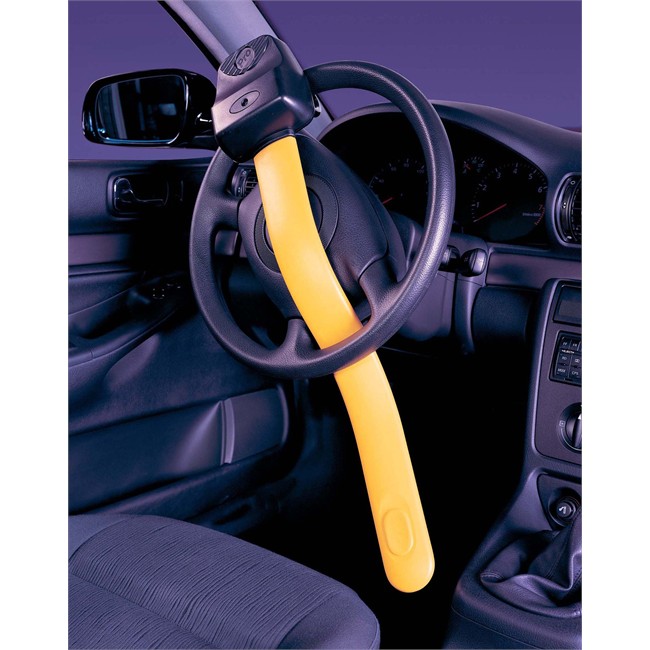 Blueshyhall Noir Antivol Dispositif de Blocage pour Volant Serrure de Volant Serrure Voiture avec Cl/és