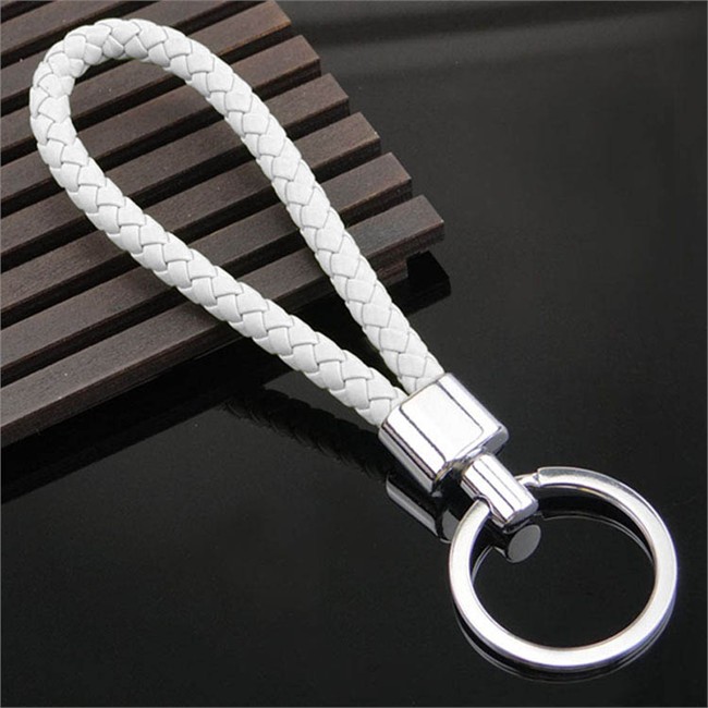 Porte-clés Tresse blanc