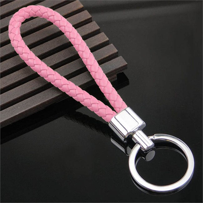 Porte-clés Tresse rose