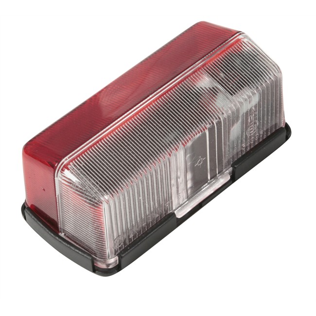 1 Feu Latéral Bicolore Rouge Et Blanc Spotlight