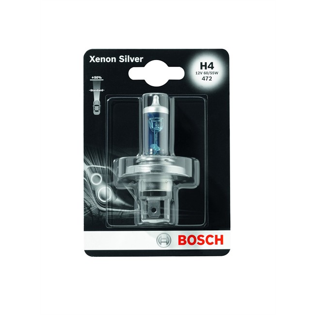 1 Ampoule Bosch H4 Xenon Silver 12 V
