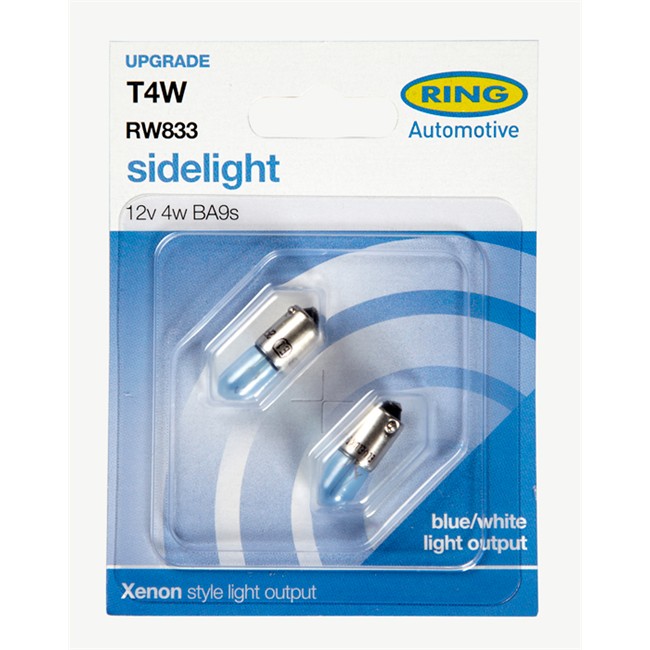 2 Ampoules RING T4W Ice Blue