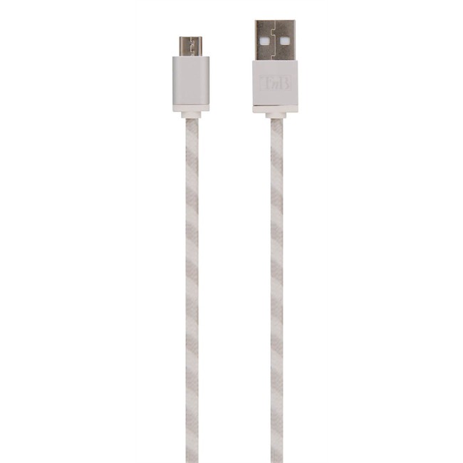 Câble USB/micro USB TNB en nylon réversible 2m