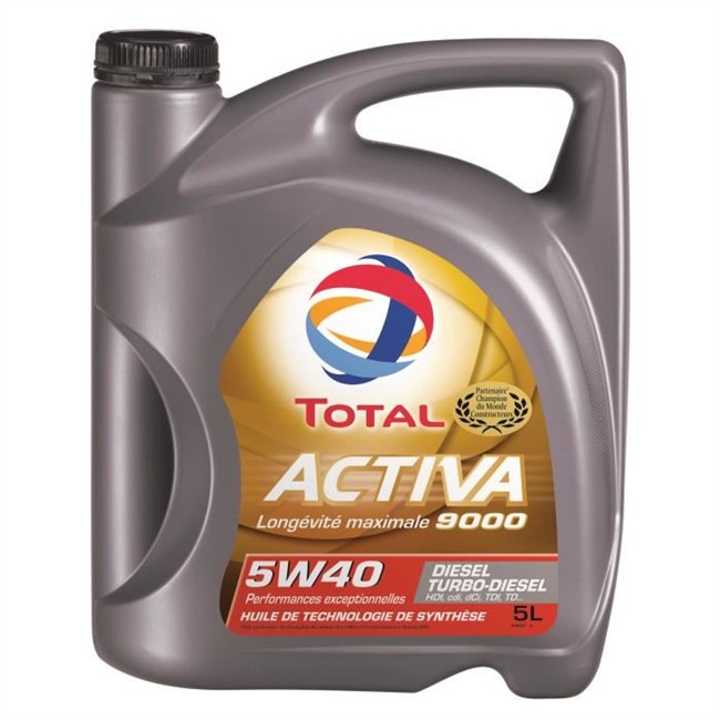 Huile moteur TOTAL Activa 9000 5W40 Diesel 5 L