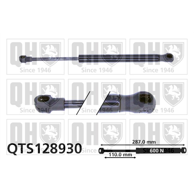 Vérin de coffre QUINTON HAZELL QTS128930