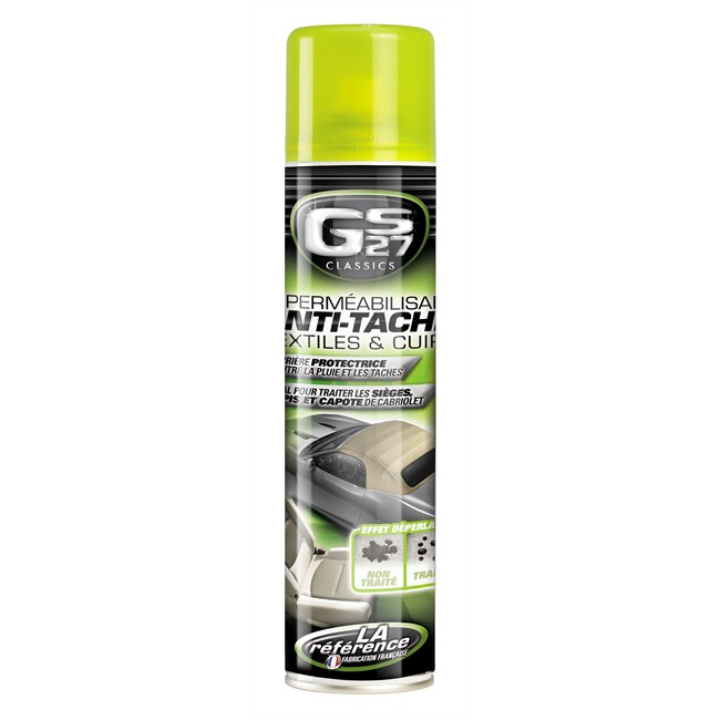 Imperméabilisant anti-taches pour textiles & cuirs GS27 500 ml