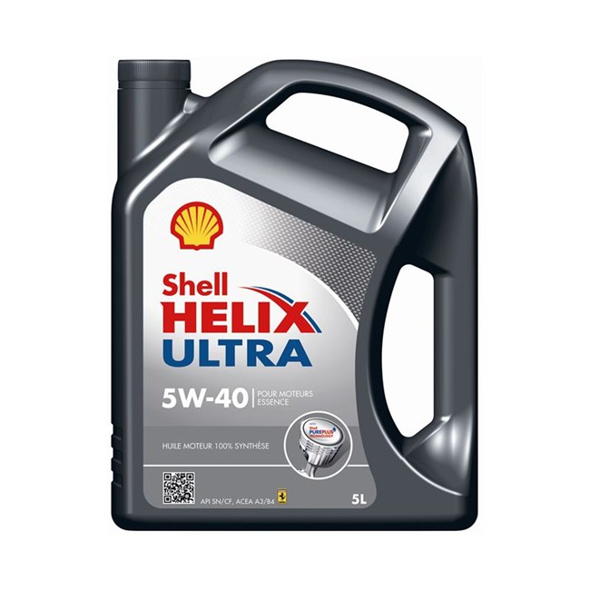 Huile moteur SHELL Helix Ultra 5W40 Essence 5 L