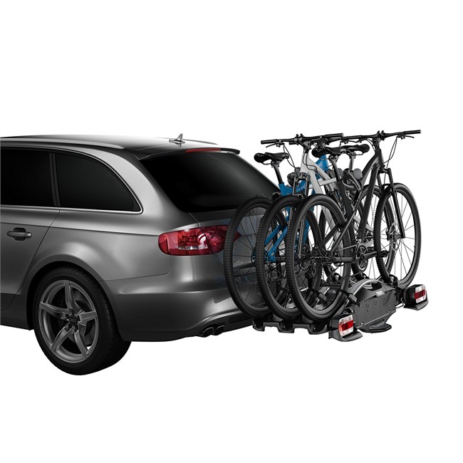 Porte-vélos d'attelage plate-forme THULE VeloCompact 927 pour 3 vélos
