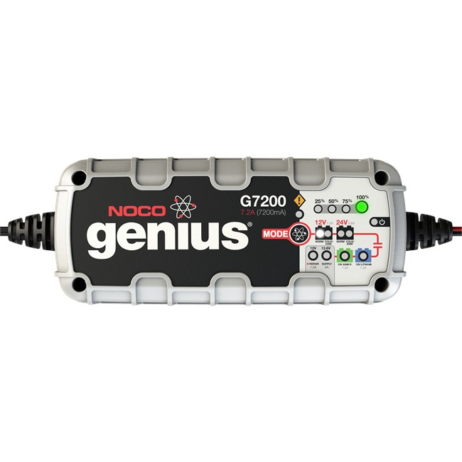 Chargeur batterie NOCO Genius G7200 7.2A 12V/24V