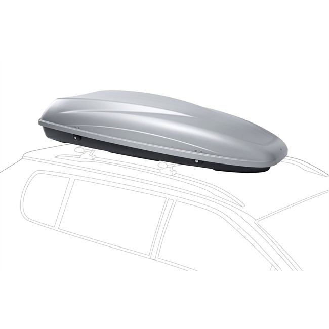Coffre de toit 1er PRIX CONFIANCE 390 gris 390 L