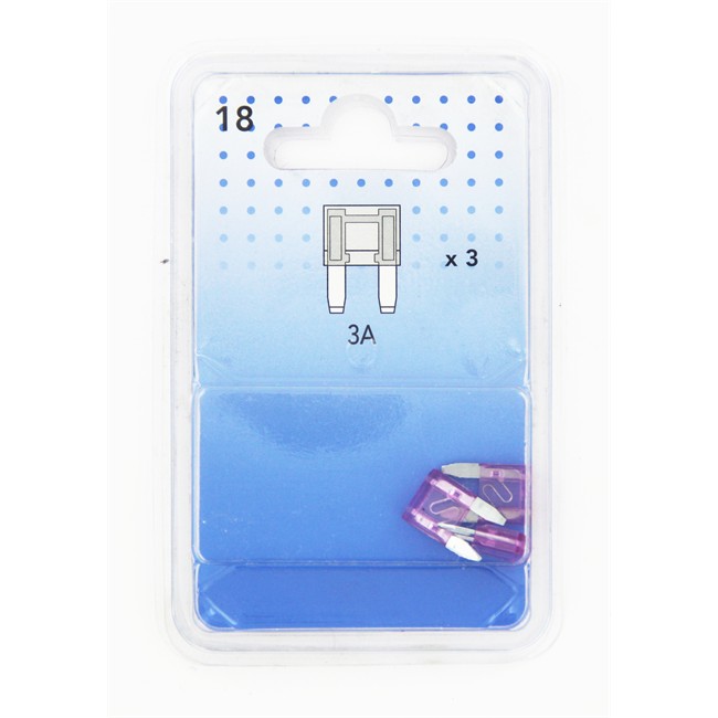 3 Mini-fusibles 3 A