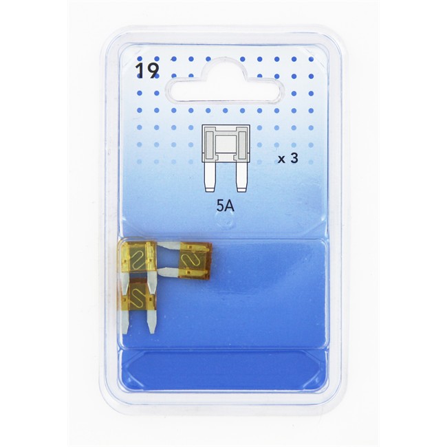 3 Mini-fusibles 5 A