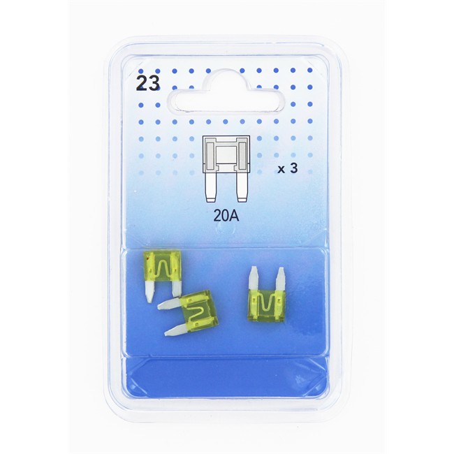 3 Mini-fusibles 20 A