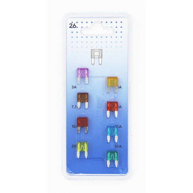 8 Mini-fusibles 3-30 A