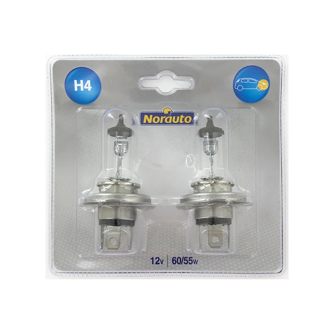 2 Ampoules Norauto H4 60/55 W 12 V