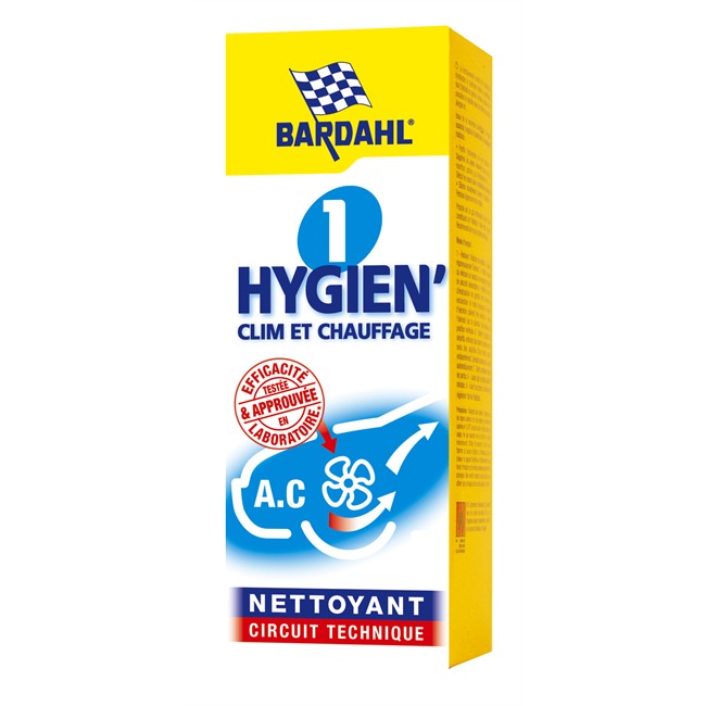 Nettoyant circuit technique clim et chauffage 1 Hygien' BARDHAL 125 ml