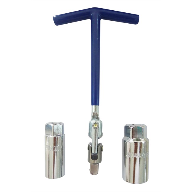 Clé À Bougie Sur Rotule 6 Pans 16 Et 21 Mm Carré 3/8'' 1er Prix Confiance