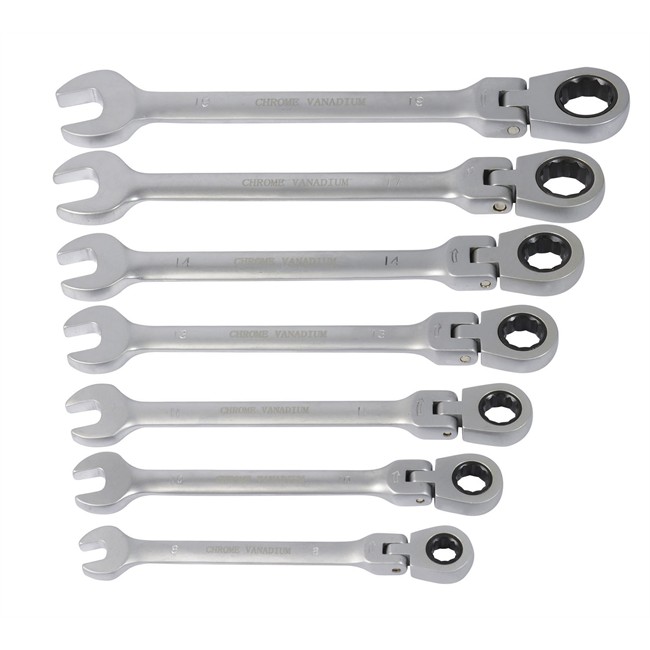 7 Clés Mixtes À Cliquet Spline Autobest