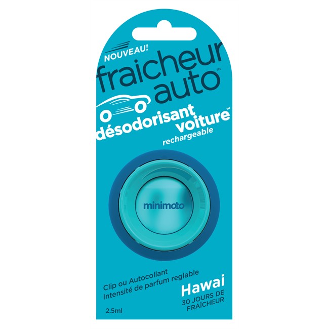 Désodorisant voiture rechargeable THINK Fraîcheur Auto Hawaï