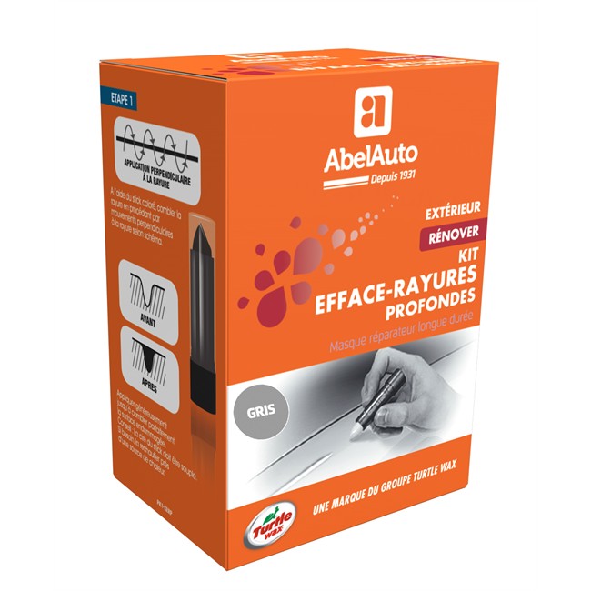 Kit professionnel efface-rayures profondes gris ABEL